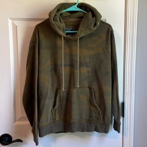 Abercrombie and Fitch hoodie, size small, camo green color